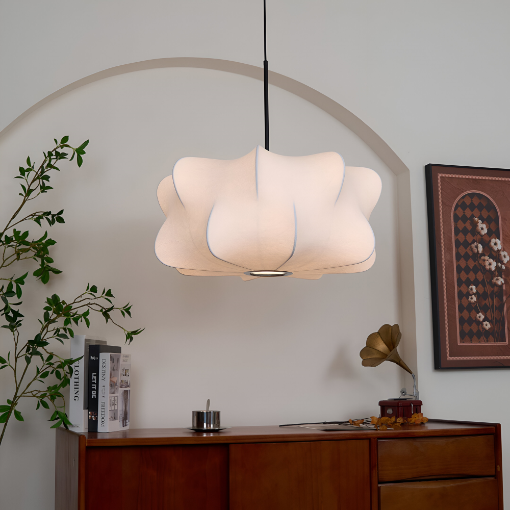 Modern Wabi Sabi Pendellampa - Geometrisk Japansk Stil Hänglampa