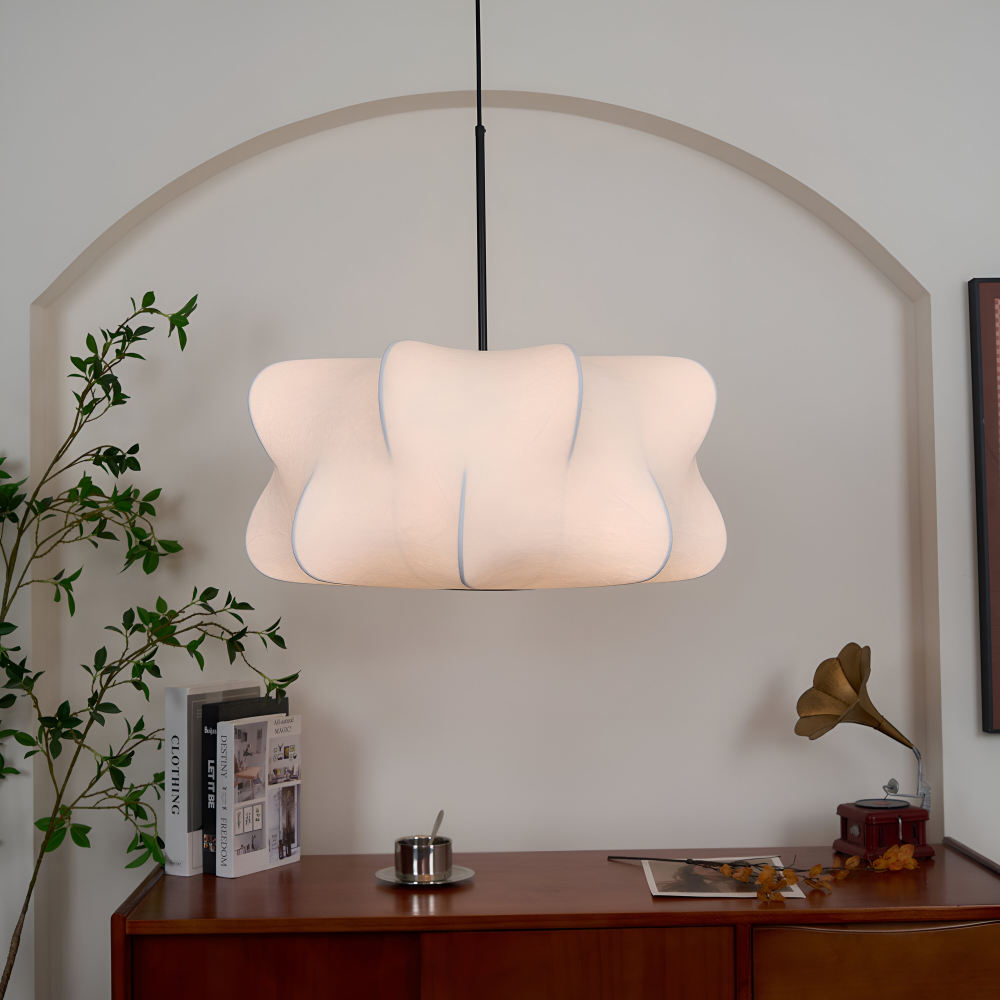 Modern Wabi Sabi Pendellampa - Geometrisk Japansk Stil Hänglampa