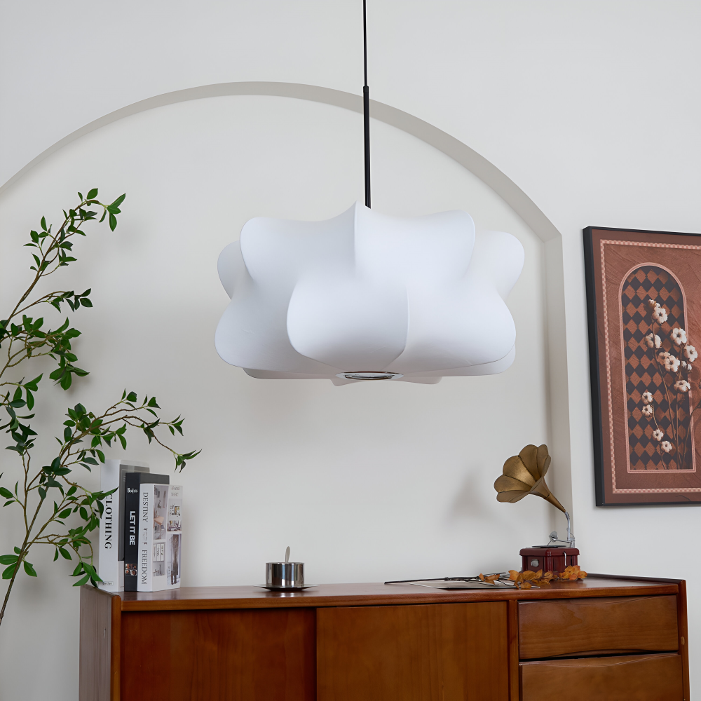Modern Wabi Sabi Pendellampa - Geometrisk Japansk Stil Hänglampa