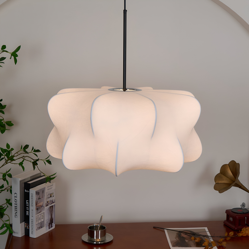 Modern Wabi Sabi Pendellampa - Geometrisk Japansk Stil Hänglampa