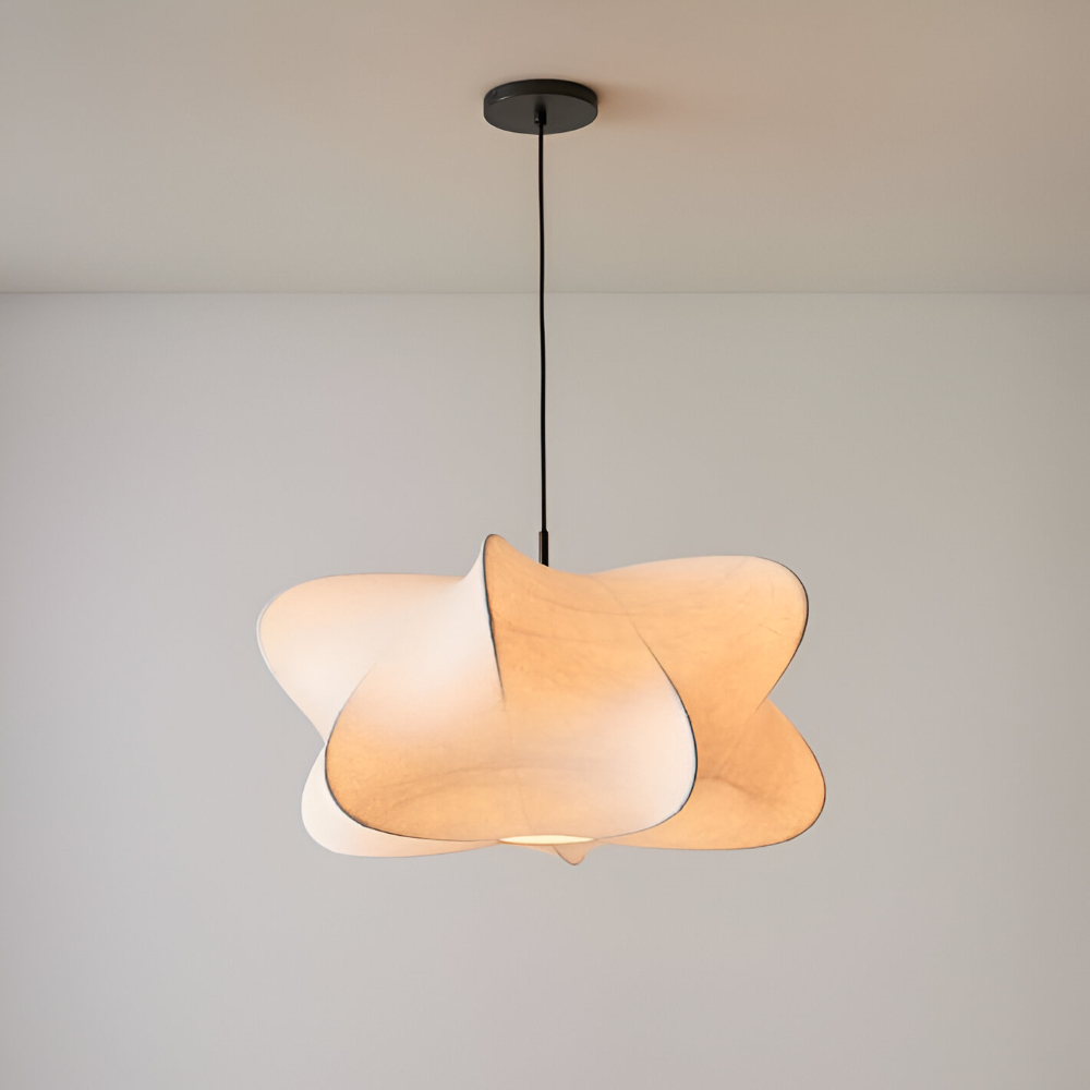 Modern Wabi Sabi Pendellampa - Geometrisk Japansk Stil Hänglampa