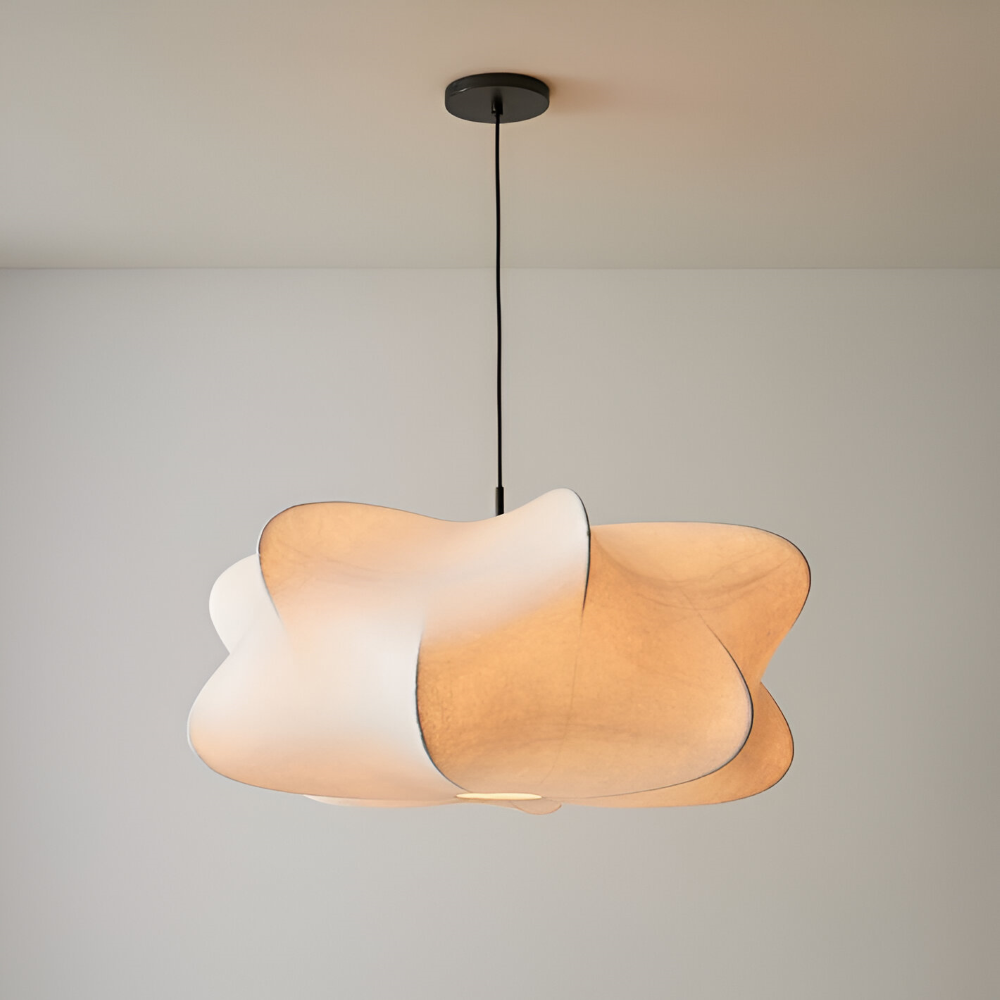 Modern Wabi Sabi Pendellampa - Geometrisk Japansk Stil Hänglampa