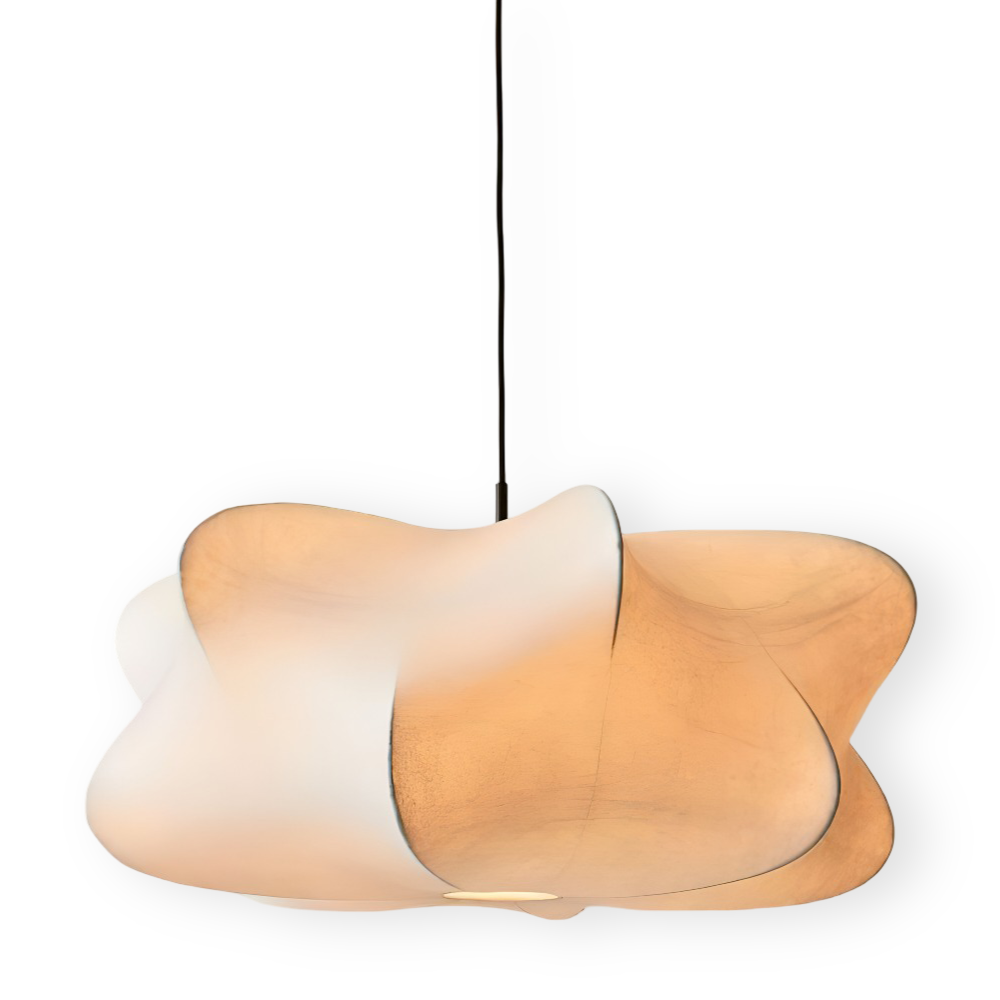 Modern Wabi Sabi Pendellampa - Geometrisk Japansk Stil Hänglampa