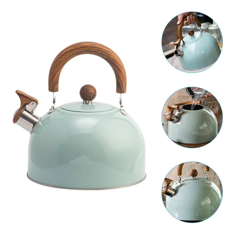 Modern Vattenkokare I Rostfritt Stål - 3L Robust Vattenkokare Med Ergonomiskt Handtag För Kök 3