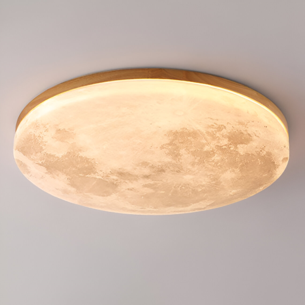 Måne Rund LED Taklampa - PVC Infälld Taklampa