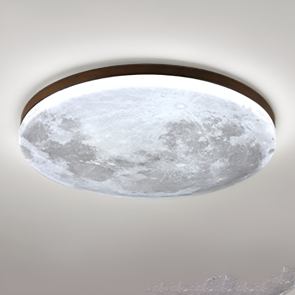 Måne Rund LED Taklampa - PVC Infälld Taklampa