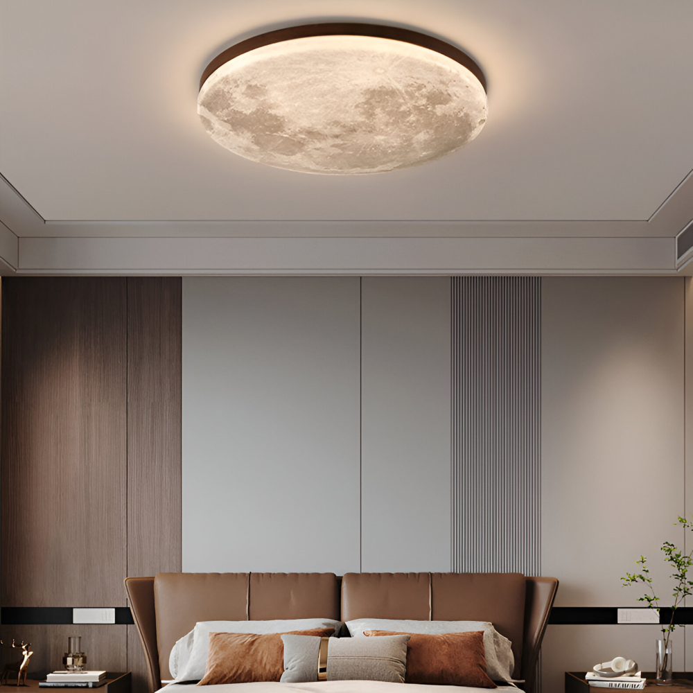 Måne Rund LED Taklampa - PVC Infälld Taklampa