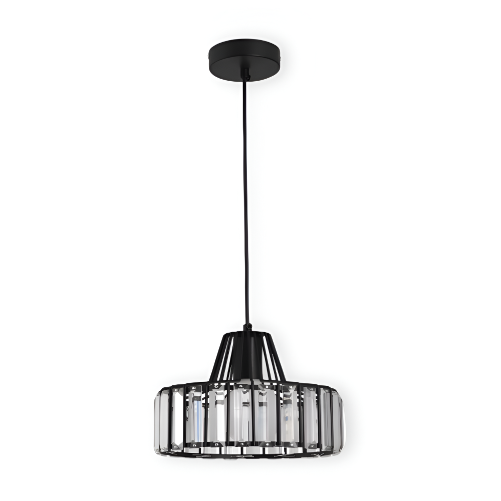 Nordic Crystal Pendellampa – Elegant Taklampa – Modern LED Hänglampa