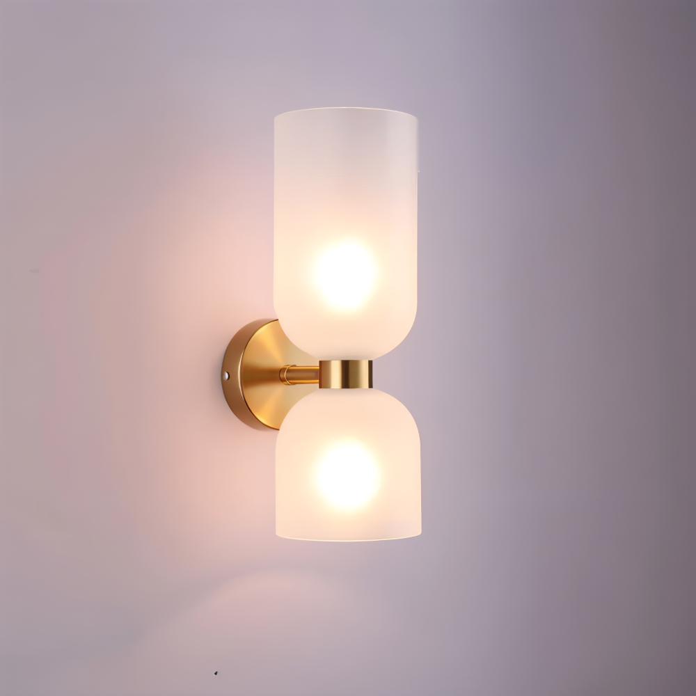 Nordic Updown Vägglampa - Glas Vägglampa - Hall Vägglampa Design - Moderna Vägglampor LED