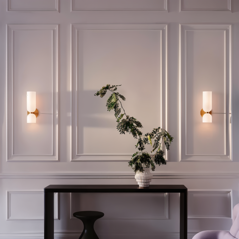 Nordic Updown Vägglampa - Glas Vägglampa - Hall Vägglampa Design - Moderna Vägglampor LED
