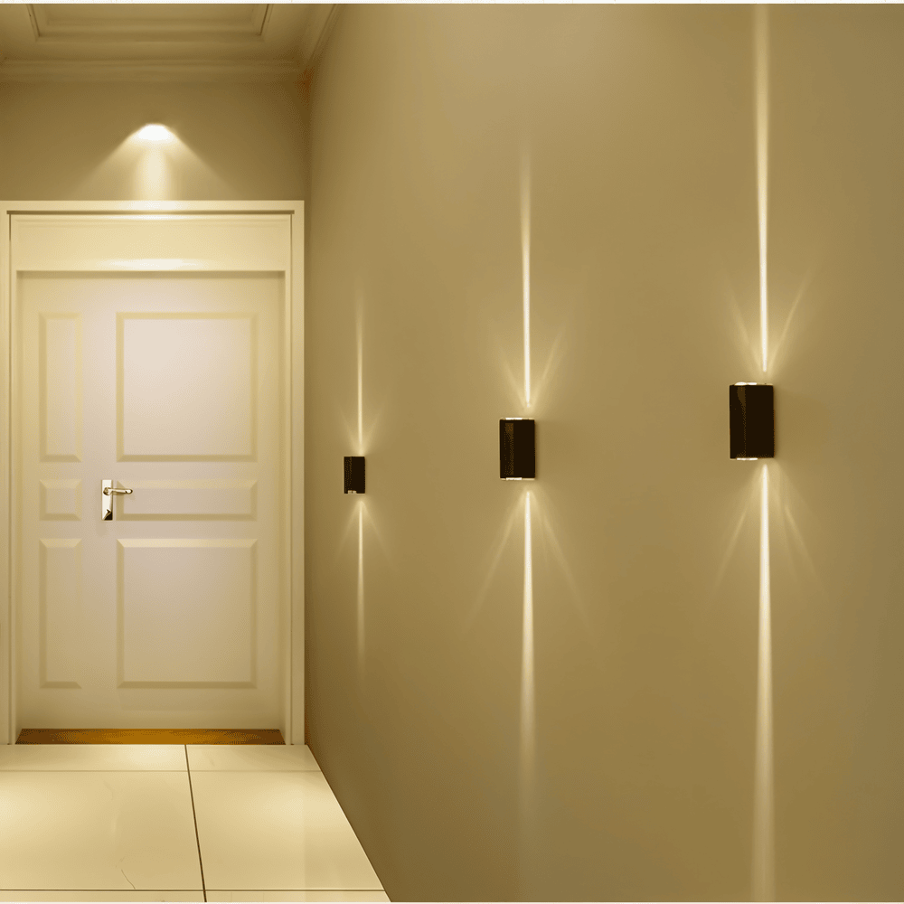 Vattentäta Vägglampor för Utomhus- och Inomhusbruk - Modern LED-Vägglampa