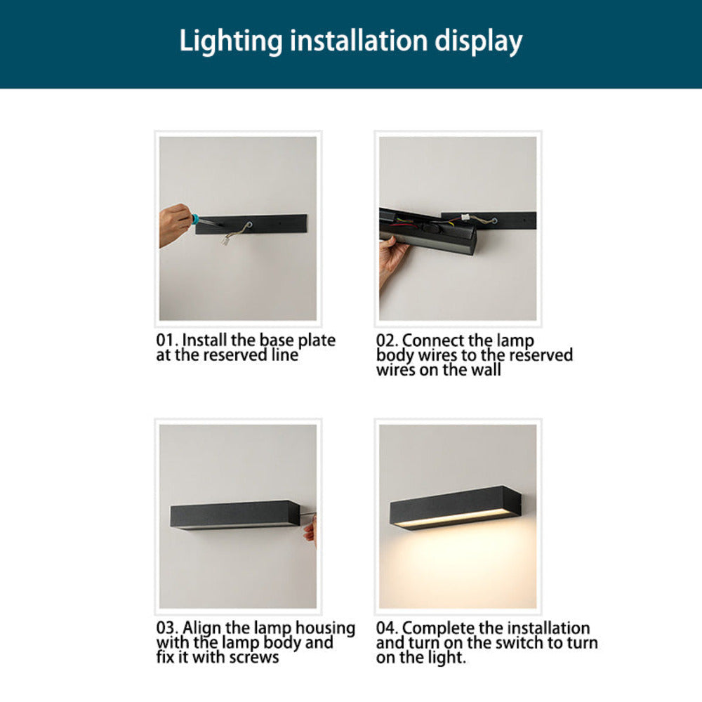 Samtida Vattentålig Aluminium LED Vägglampa för Utomhusbruk