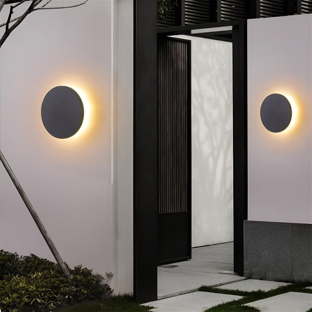 AquaGlow - Elegant Vattentät LED-Vägglampa av Aluminium