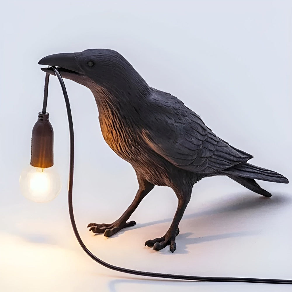 Avian Glow - E12-Lampa - LED Lucky Bird-Bordslampa för en Elegant AtmosfÀr