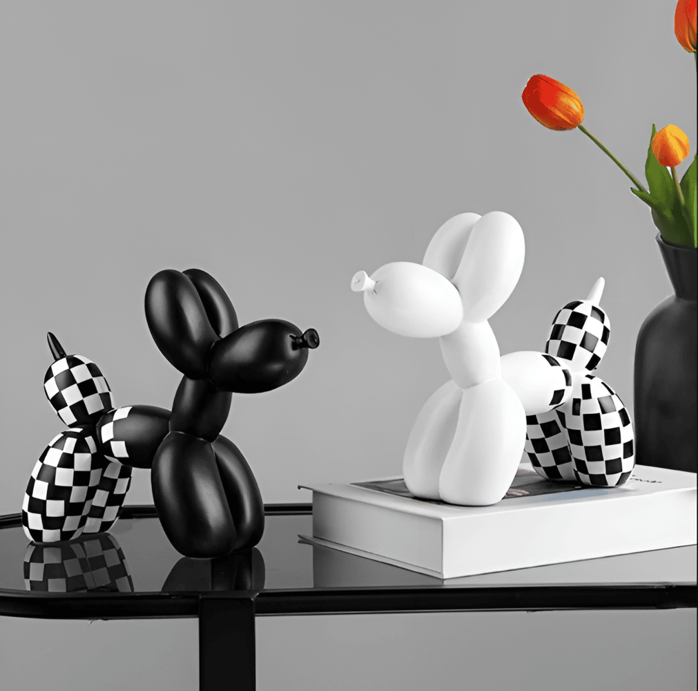 Balloon Pup Art - Kreativ Ballonghunddesign för Heminredning