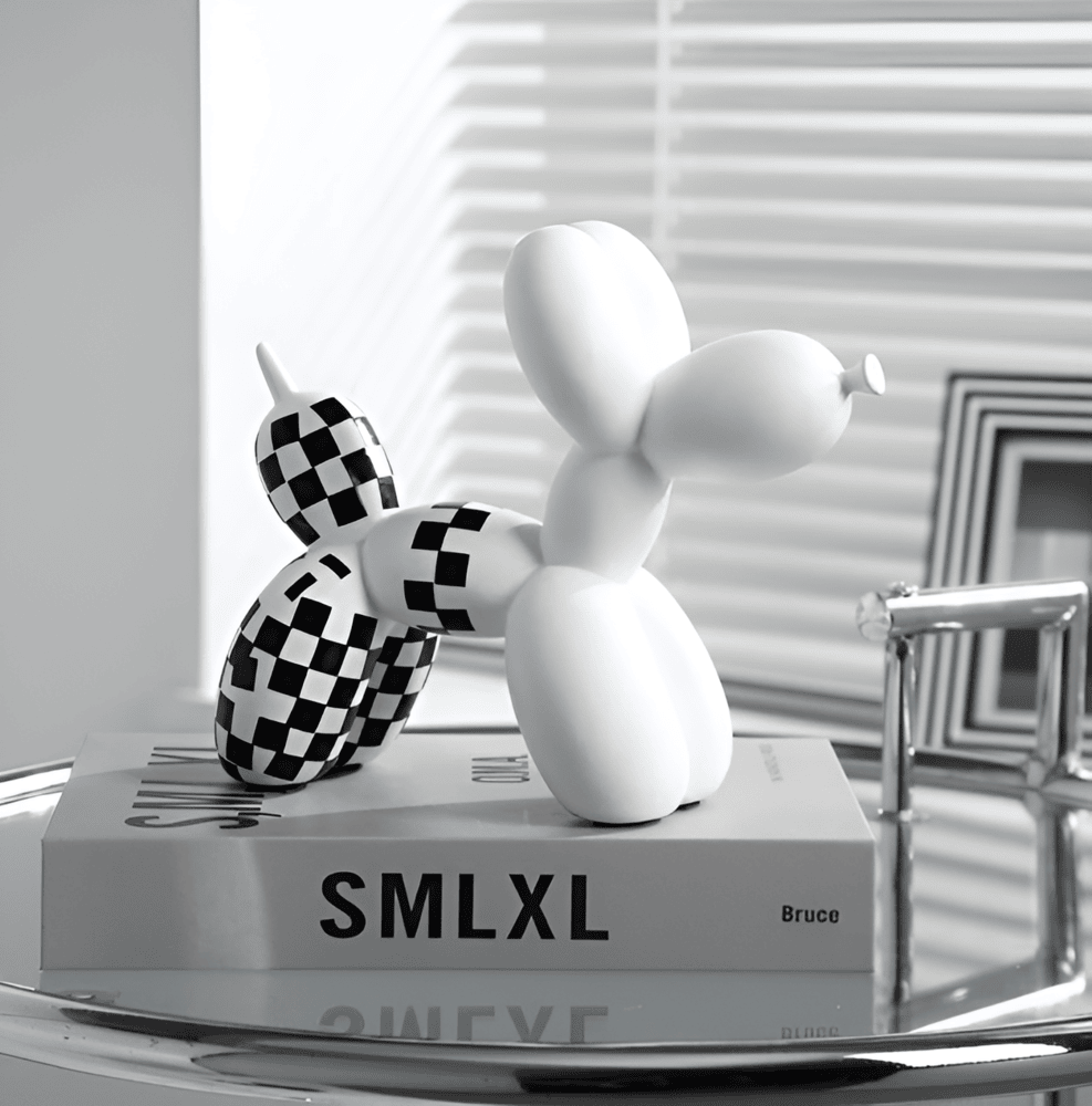 Balloon Pup Art - Kreativ Ballonghunddesign för Heminredning