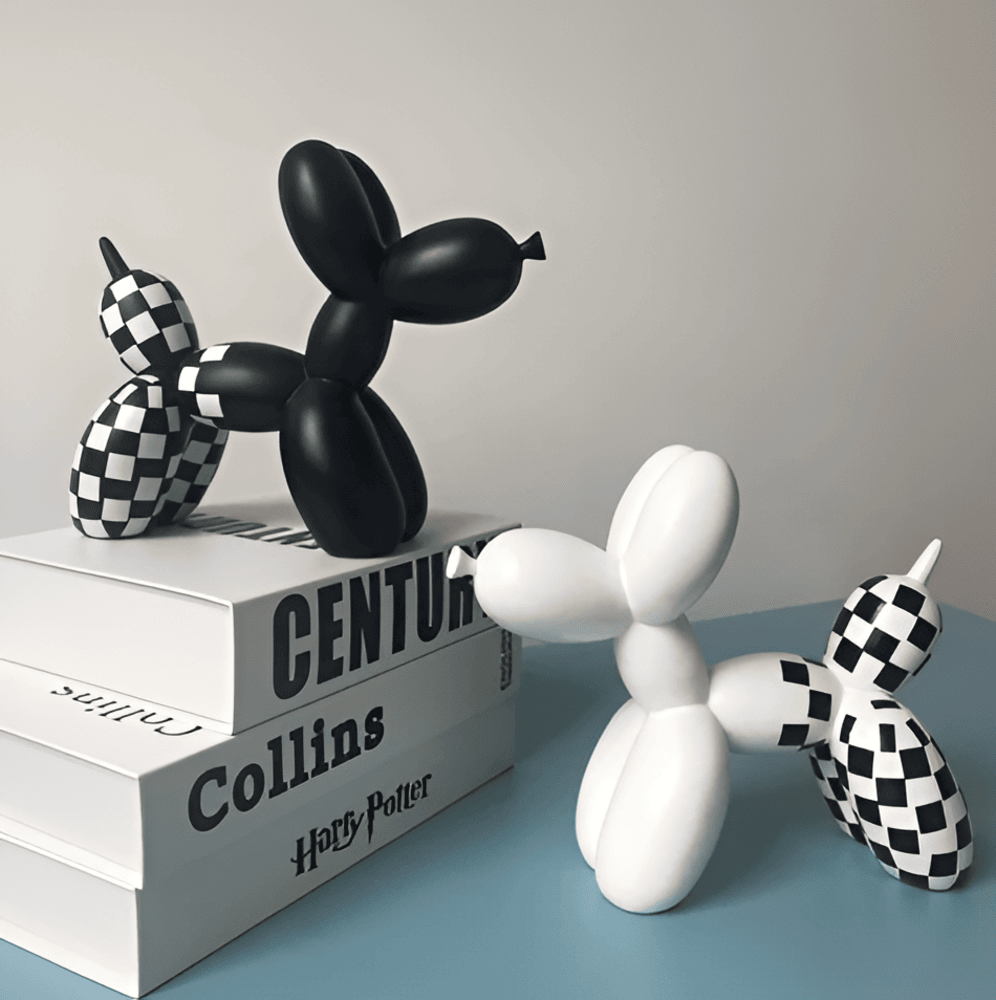 Balloon Pup Art - Kreativ Ballonghunddesign för Heminredning