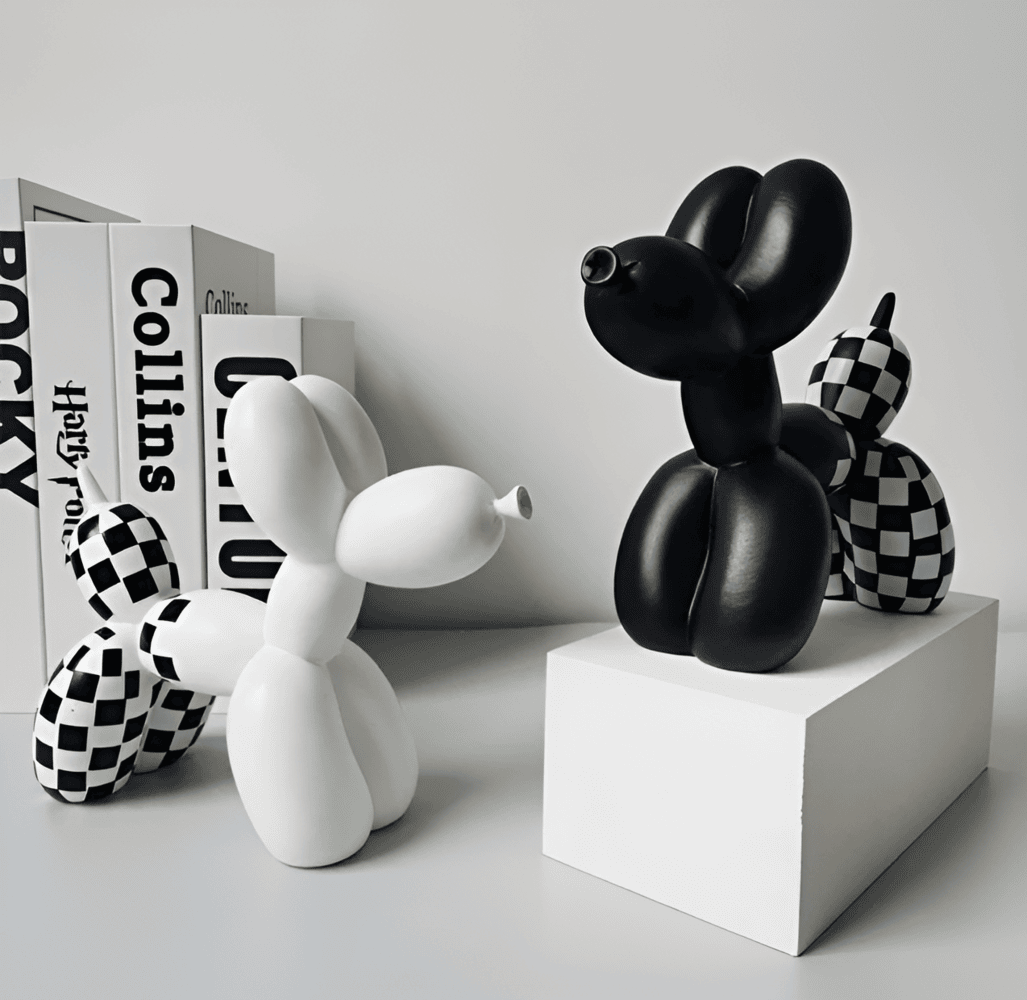 Balloon Pup Art - Kreativ Ballonghunddesign för Heminredning
