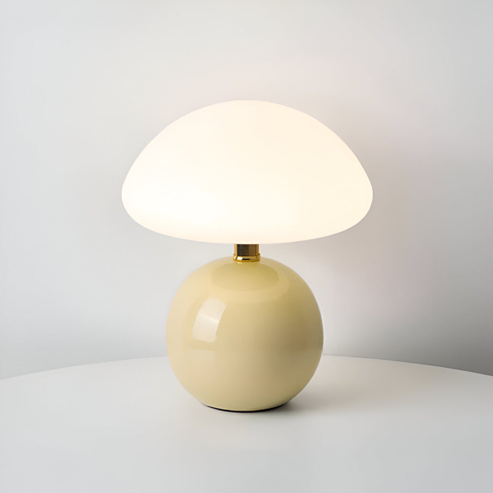 Elegant Bauhaus Inspirerad Svamplampa med 3 Färger LED Bordslampa för Modernt Ambiente