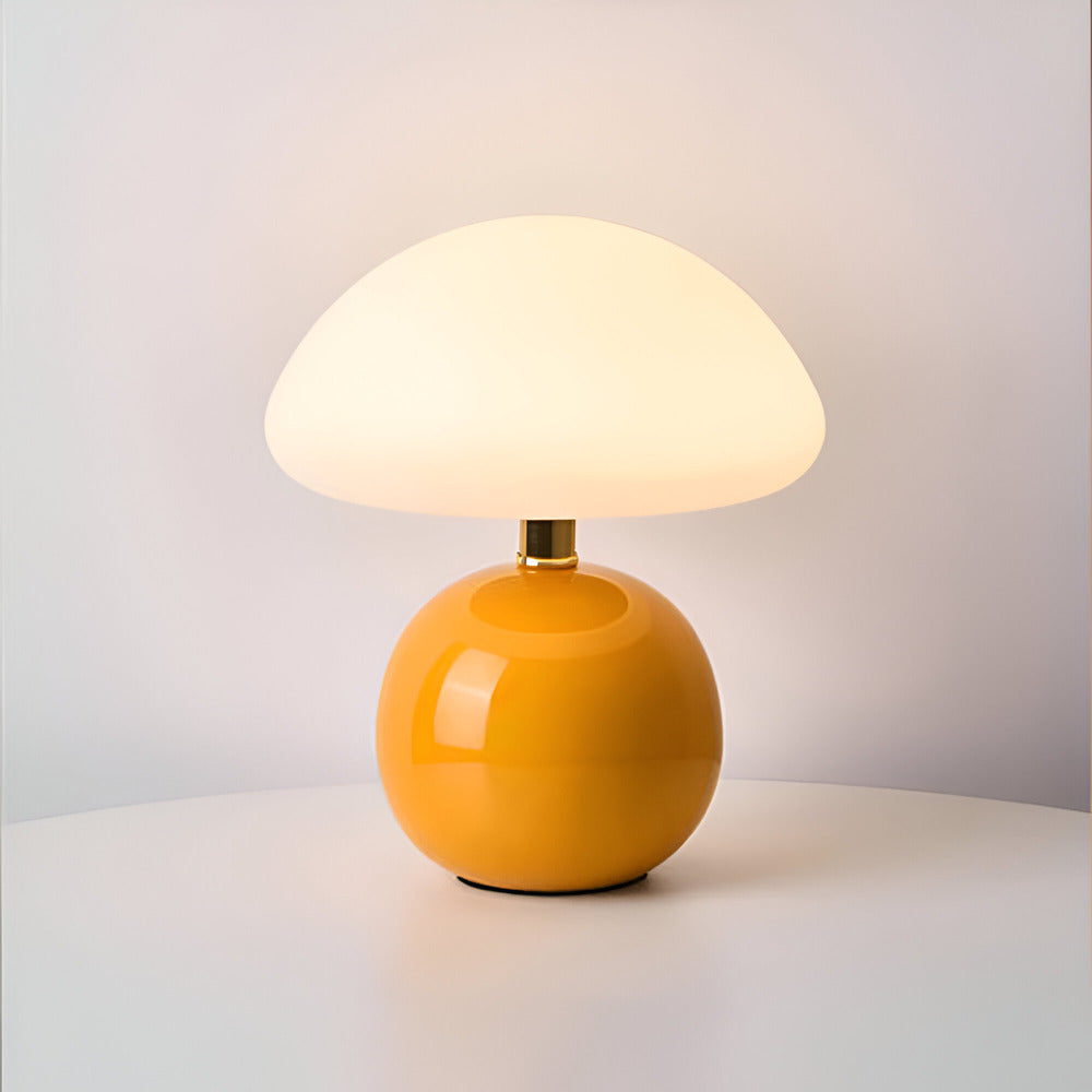 Elegant Bauhaus Inspirerad Svamplampa med 3 Färger LED Bordslampa för Modernt Ambiente