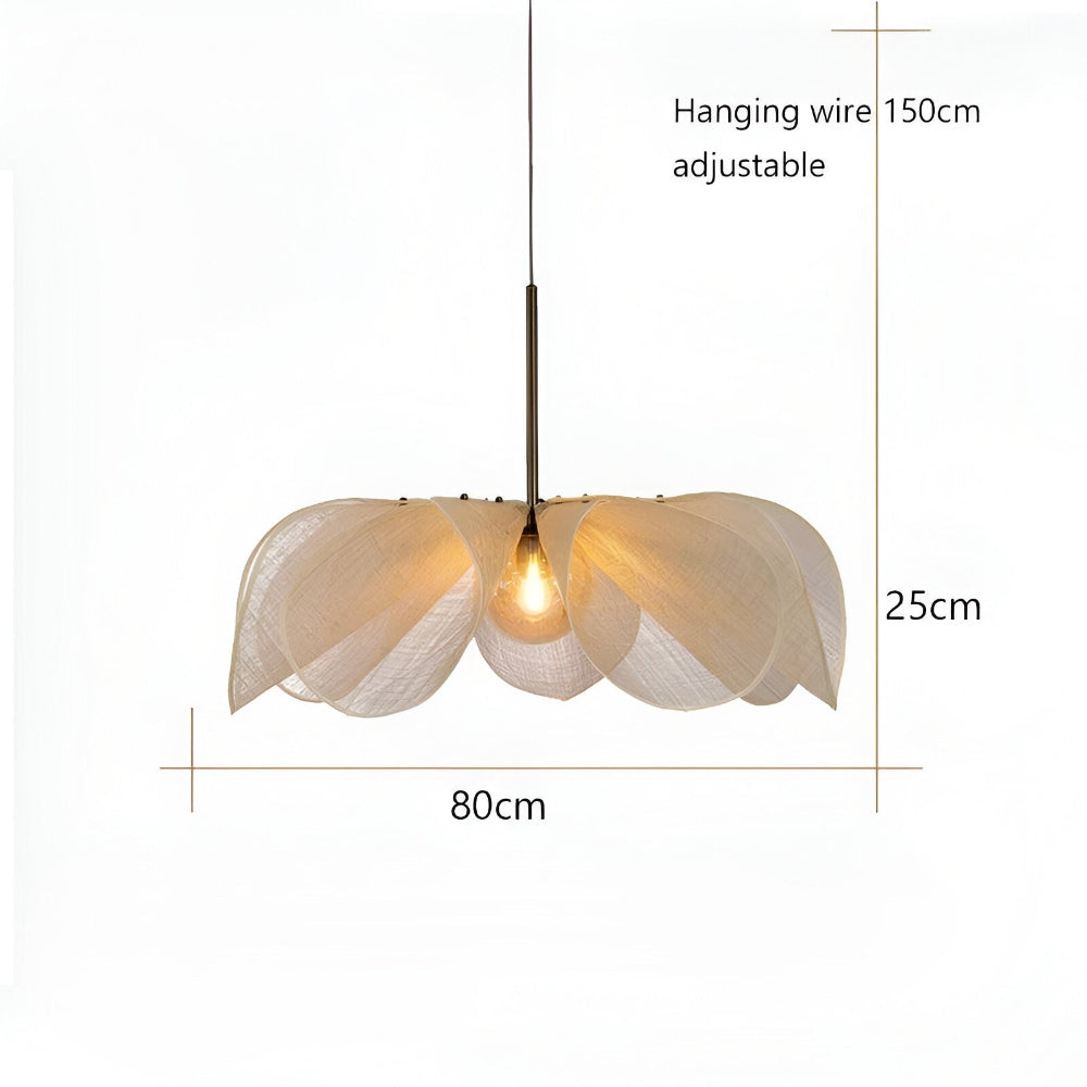 Vintage Bohemisk Blommig Pendellampa - Art Deco Inspirerad Hänglampa