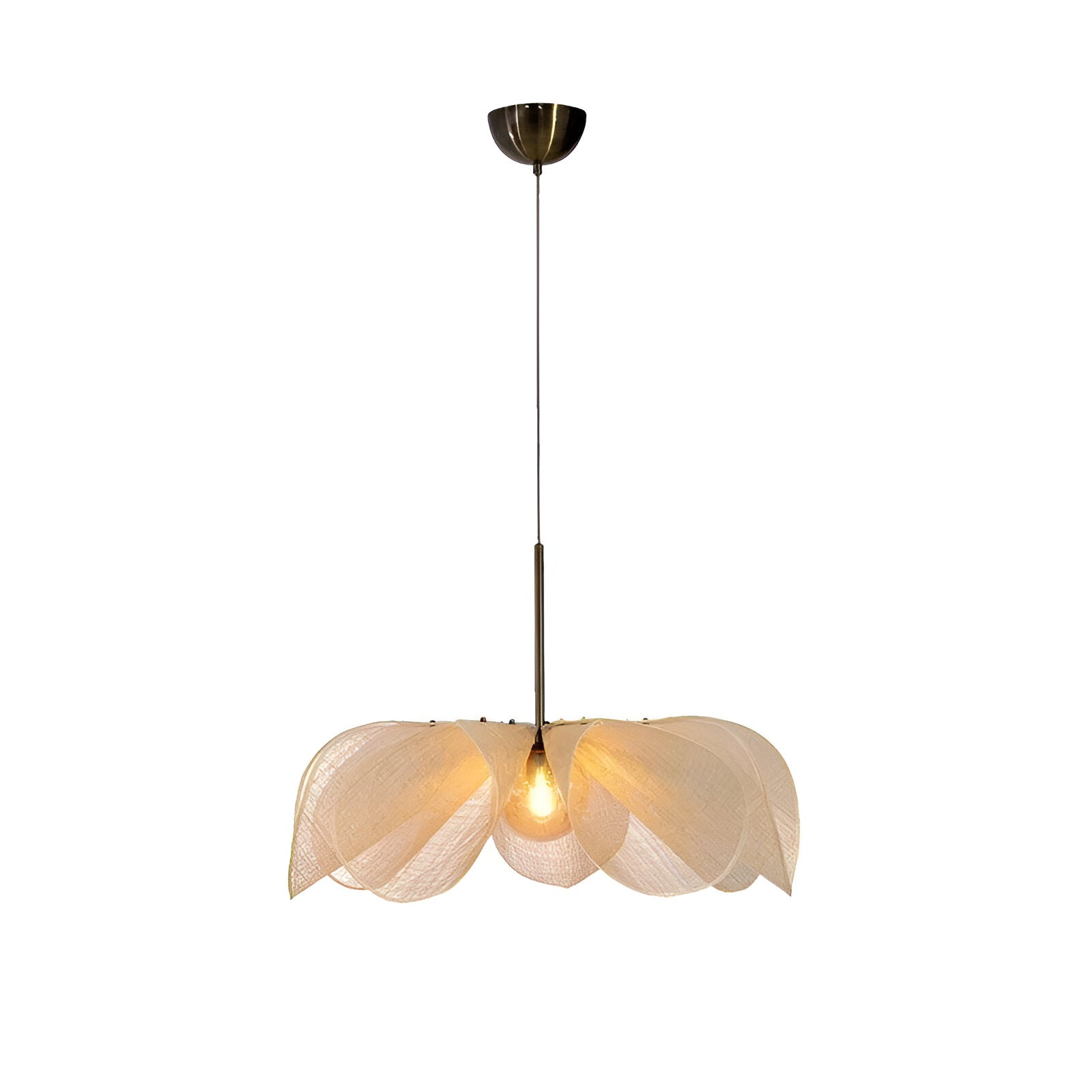 Vintage Bohemisk Blommig Pendellampa - Art Deco Inspirerad Hänglampa