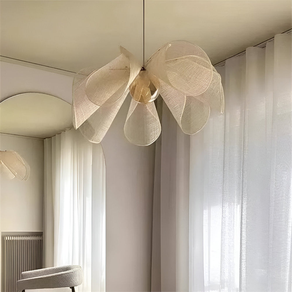 Vintage Bohemisk Blommig Pendellampa - Art Deco Inspirerad Hänglampa