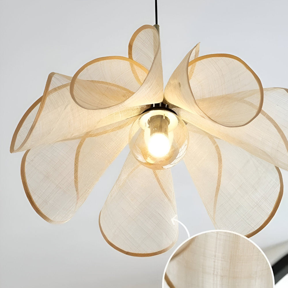 Vintage Bohemisk Blommig Pendellampa - Art Deco Inspirerad Hänglampa