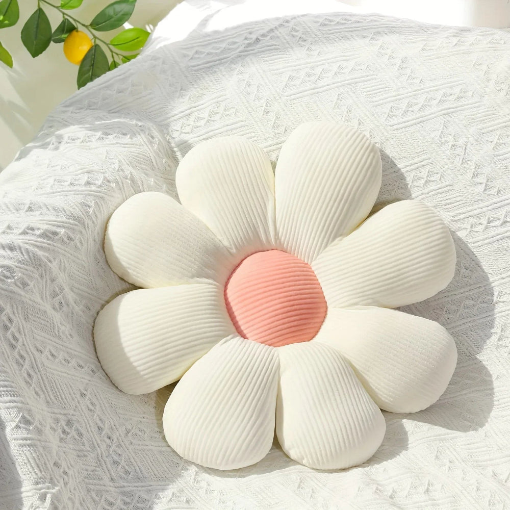 Blommigt Plädkudde för Hemmet och Kontoret – Perfekt Gåva för Högtider och Speciella Tillfällen