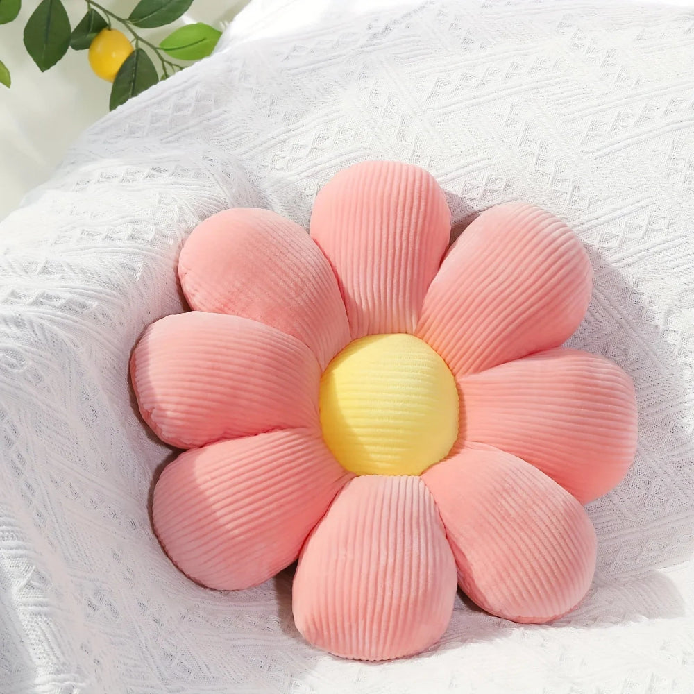 Blommigt Plädkudde för Hemmet och Kontoret – Perfekt Gåva för Högtider och Speciella Tillfällen