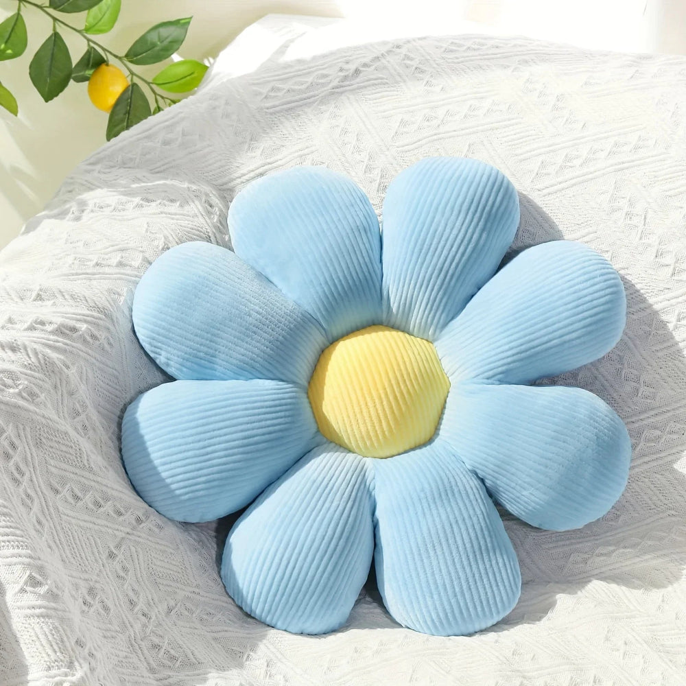 Blommigt Plädkudde för Hemmet och Kontoret – Perfekt Gåva för Högtider och Speciella Tillfällen