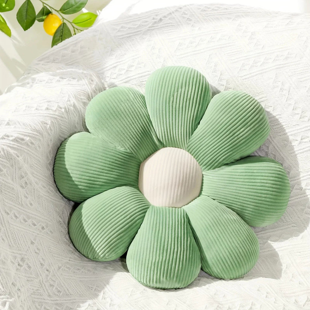 Blommigt Plädkudde för Hemmet och Kontoret – Perfekt Gåva för Högtider och Speciella Tillfällen