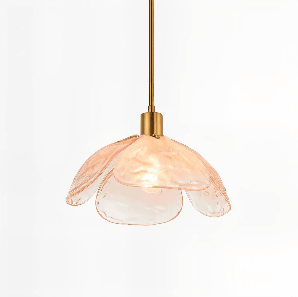 Blommor Glans Pendellampa - Snygg Färgglad Blommig LED Hängande Lampa