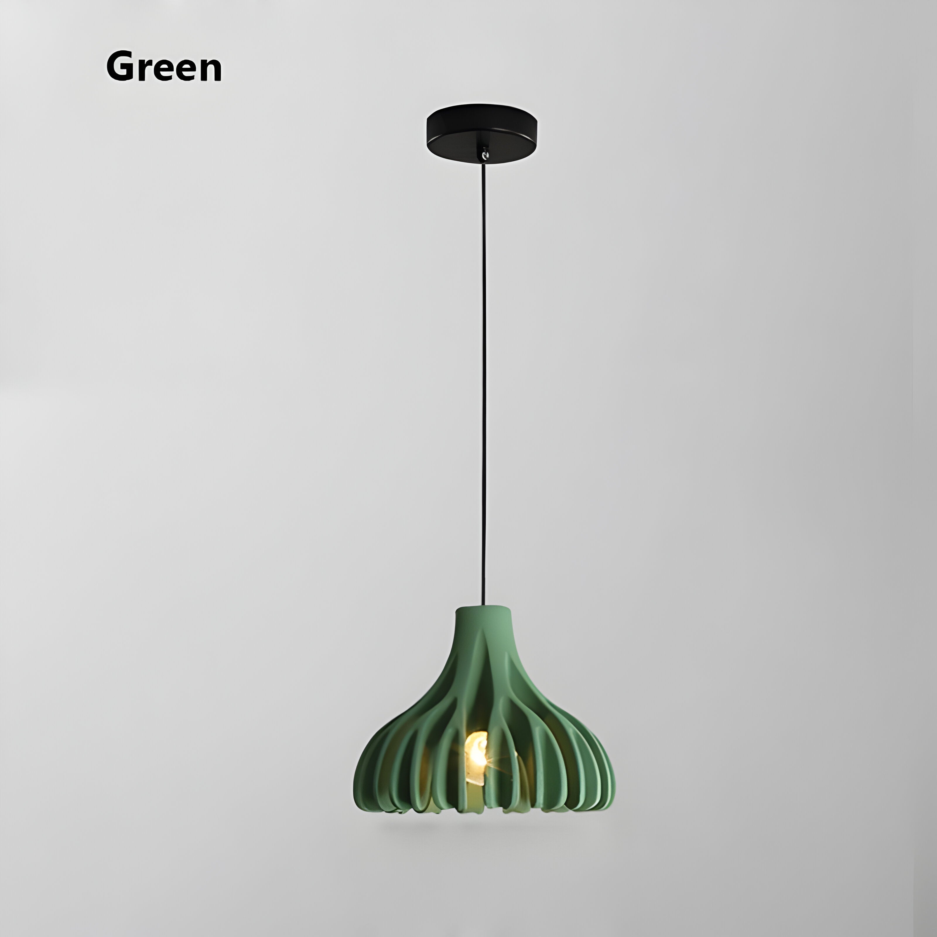 Bloomy Pendellampa - Creative Macaron Hängande Lampa Tillverkad av Harts