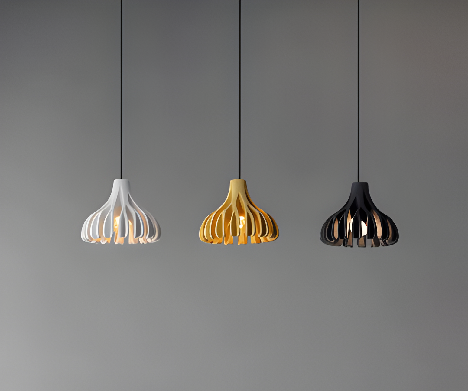 Bloomy Pendellampa - Creative Macaron Hängande Lampa Tillverkad av Harts