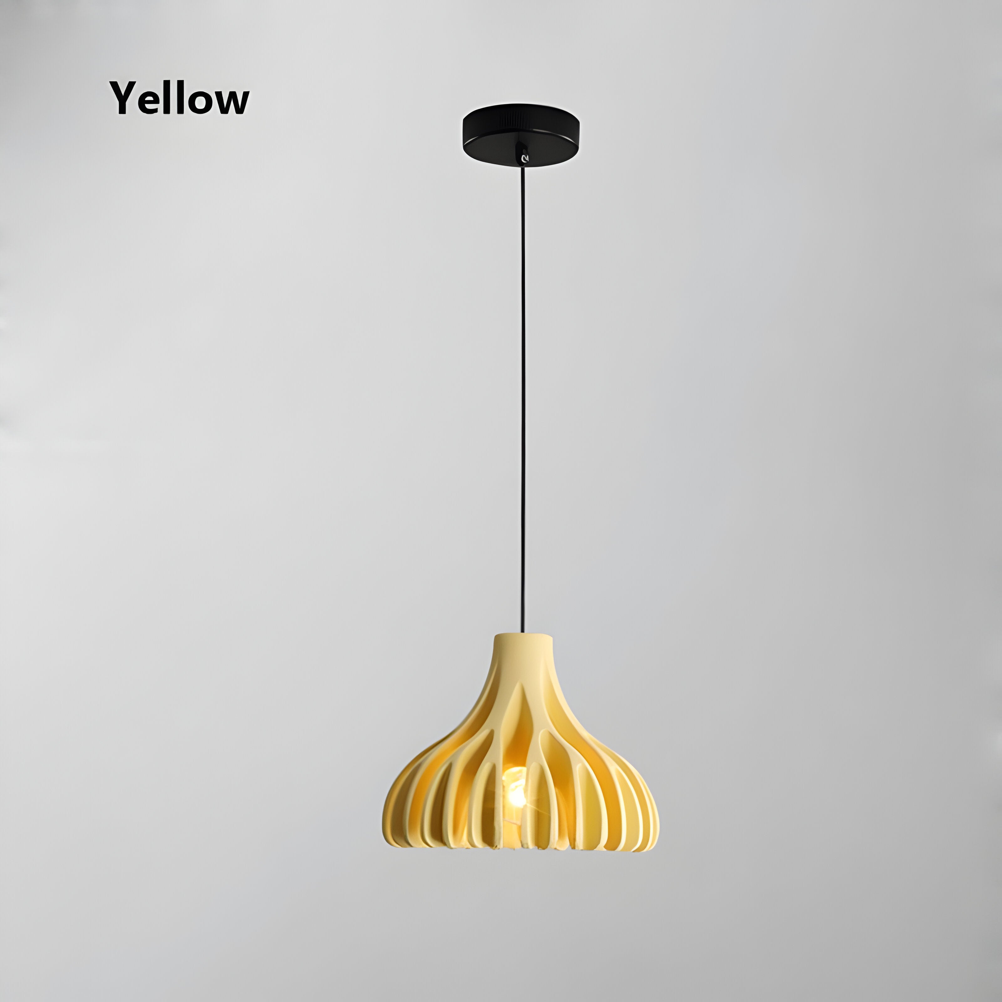 Bloomy Pendellampa - Creative Macaron Hängande Lampa Tillverkad av Harts