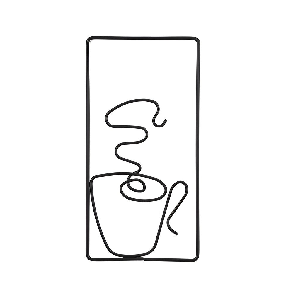 Brewtiful Cups - Estetisk Väggkonst av Kaffekoppar för kreativ Inredning