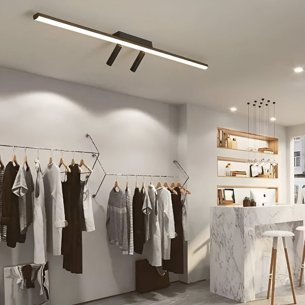 Chic LED-Skena Lampa för Sovrum, Kök och Vardagsrum - Justerbar Spotlampa Taklampa