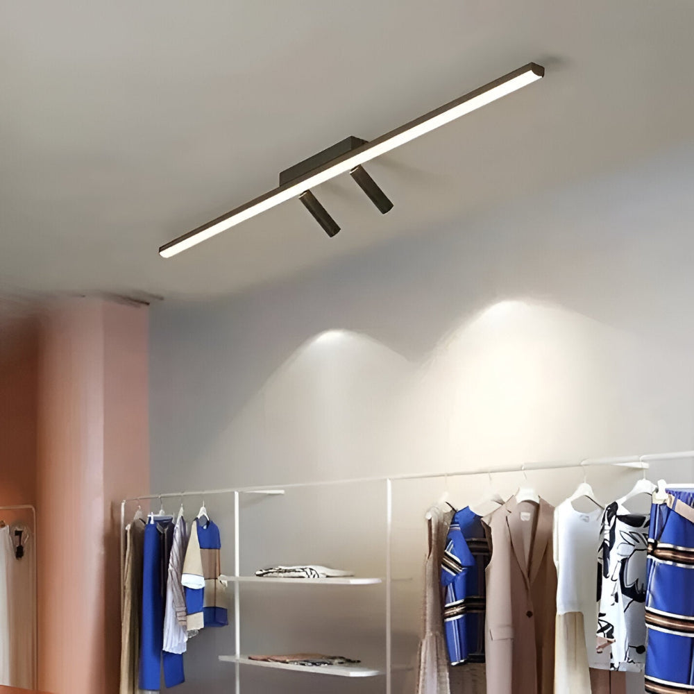 Chic LED-Skena Lampa för Sovrum, Kök och Vardagsrum - Justerbar Spotlampa Taklampa
