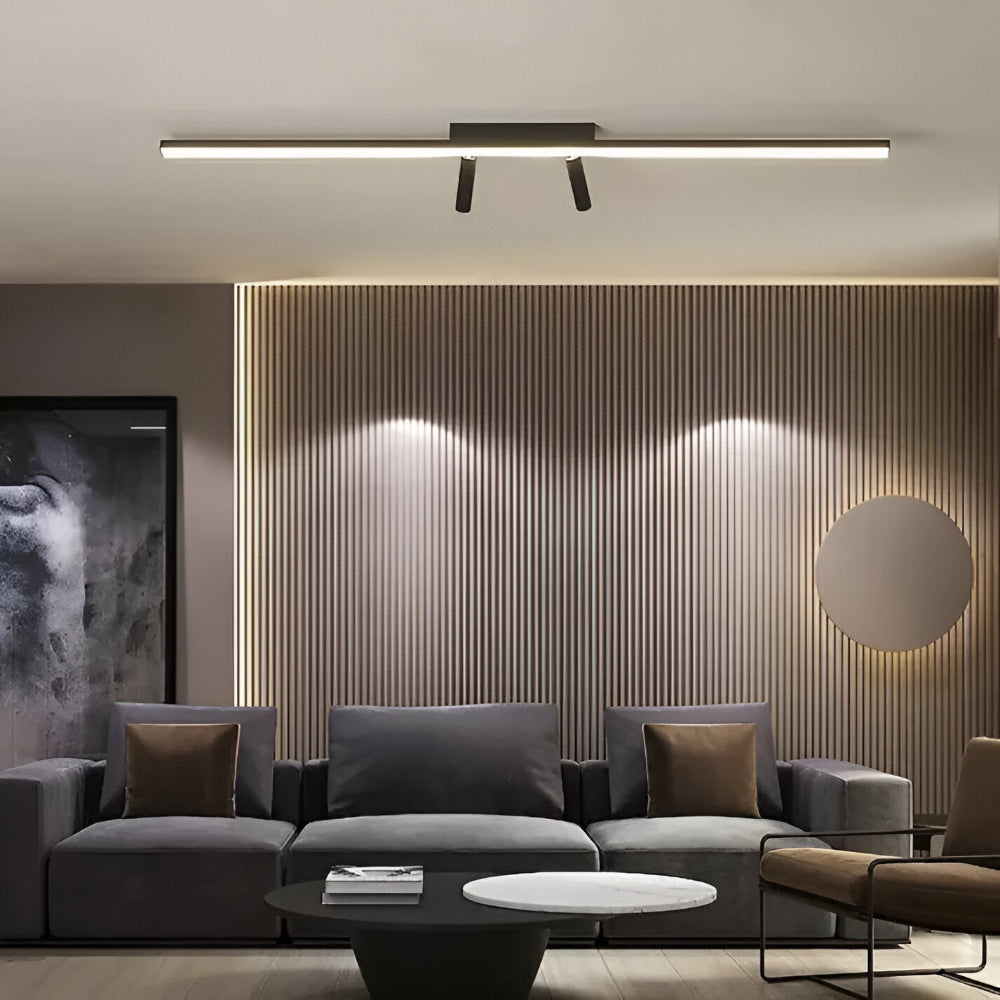 Chic LED-Skena Lampa för Sovrum, Kök och Vardagsrum - Justerbar Spotlampa Taklampa