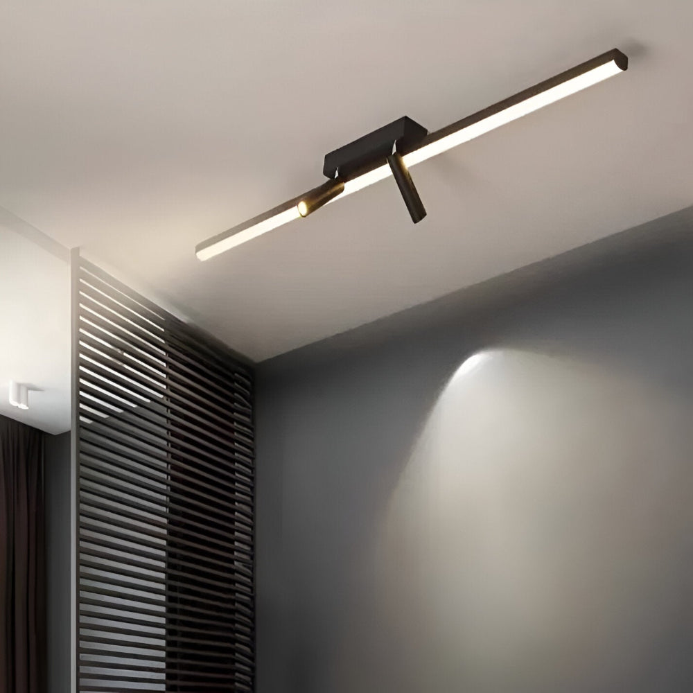 Chic LED-Skena Lampa för Sovrum, Kök och Vardagsrum - Justerbar Spotlampa Taklampa