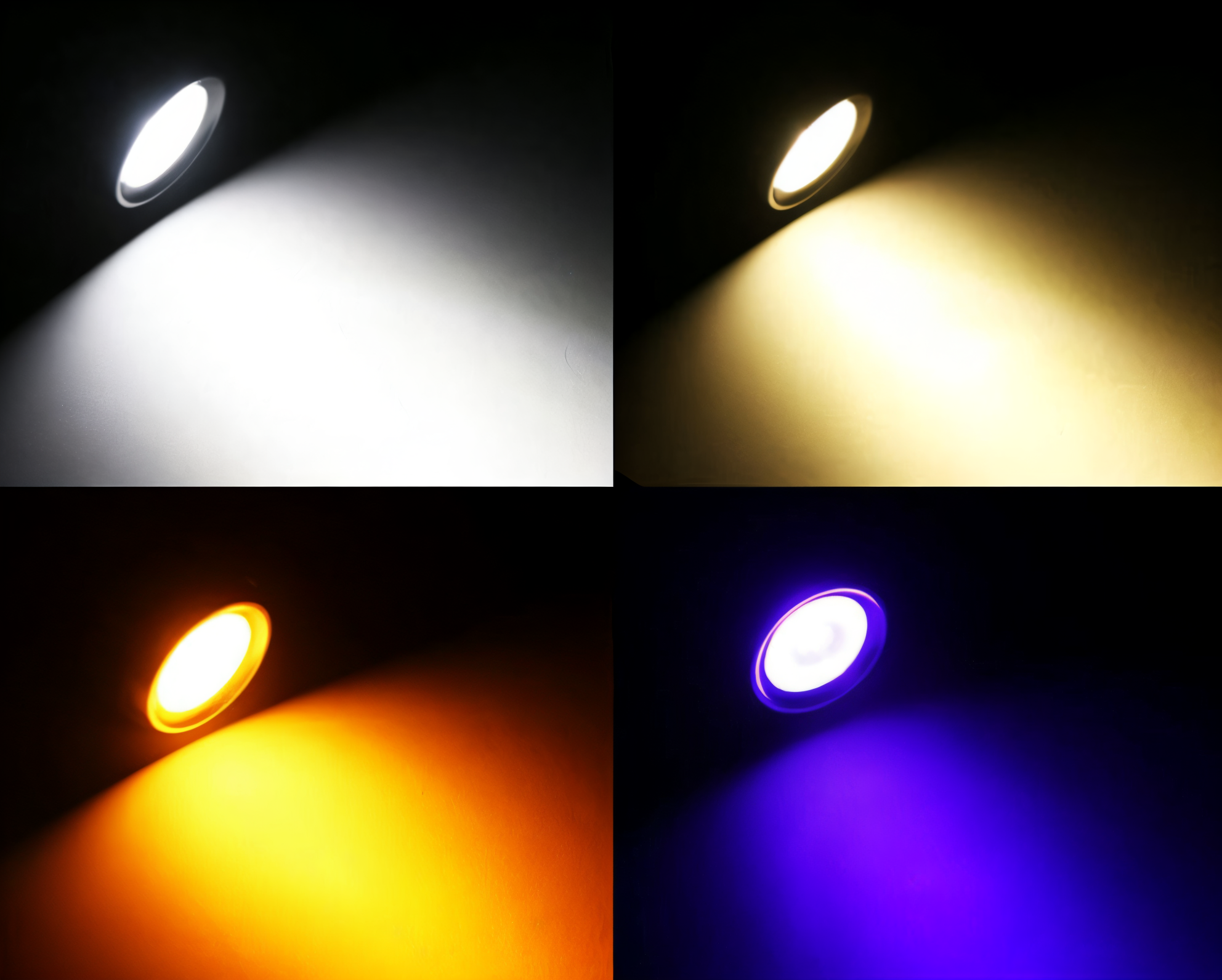 ClipNGlow Skrivbordslampa - 360° Roterbar, USB-driven, Flexibel Skrivbordslampa