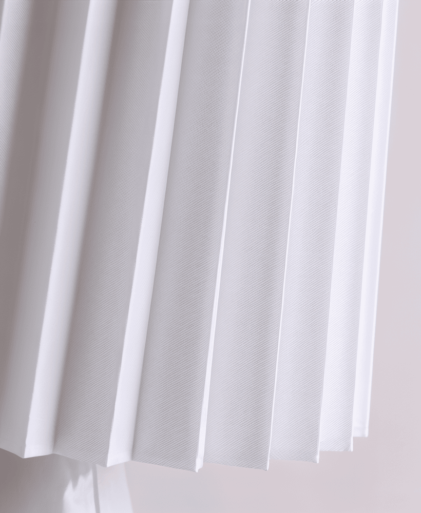 ConePleated Bordslampa - LED Keramisk Milkshake Skrivbordslampa