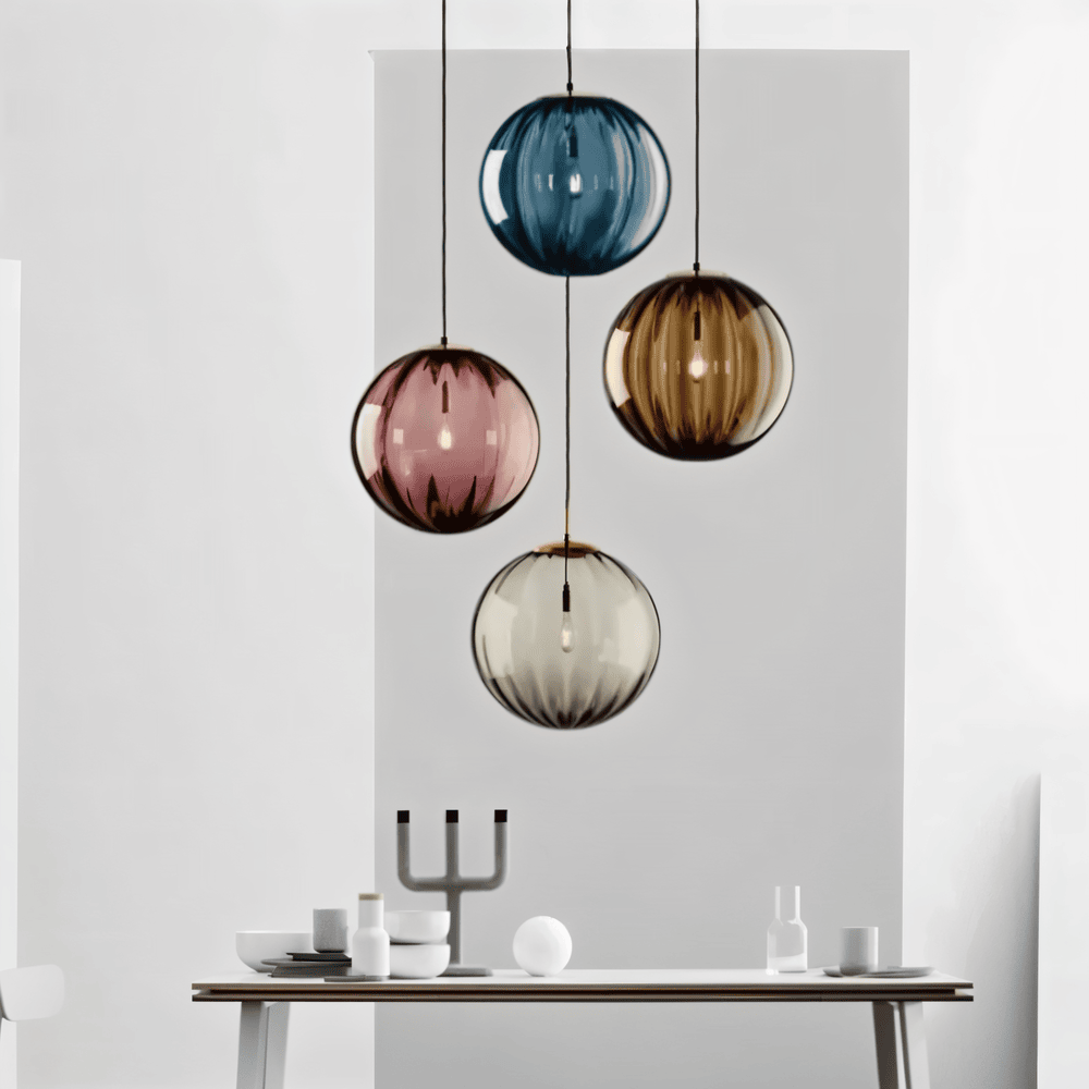 Crystal Elegance - Häpnadsväckande Pendellampor med Nordiska Sfärer