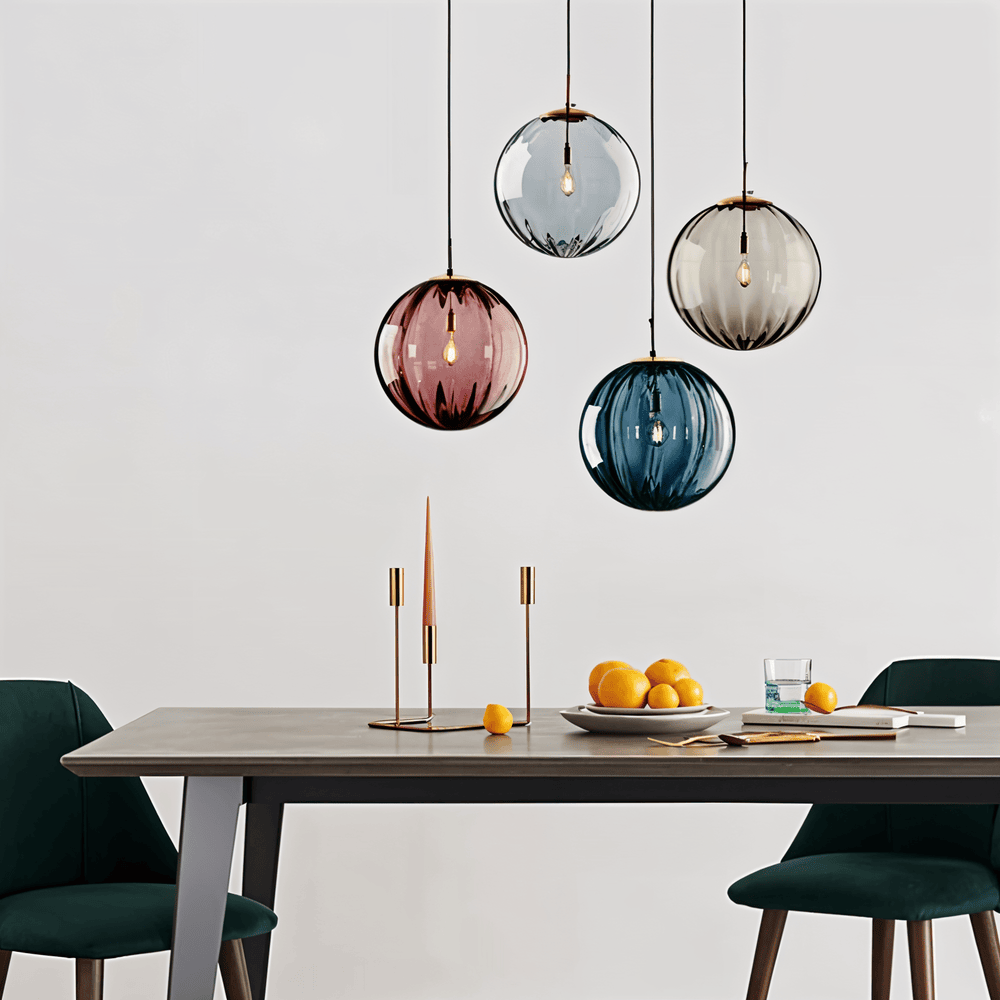 Crystal Elegance - Häpnadsväckande Pendellampor med Nordiska Sfärer