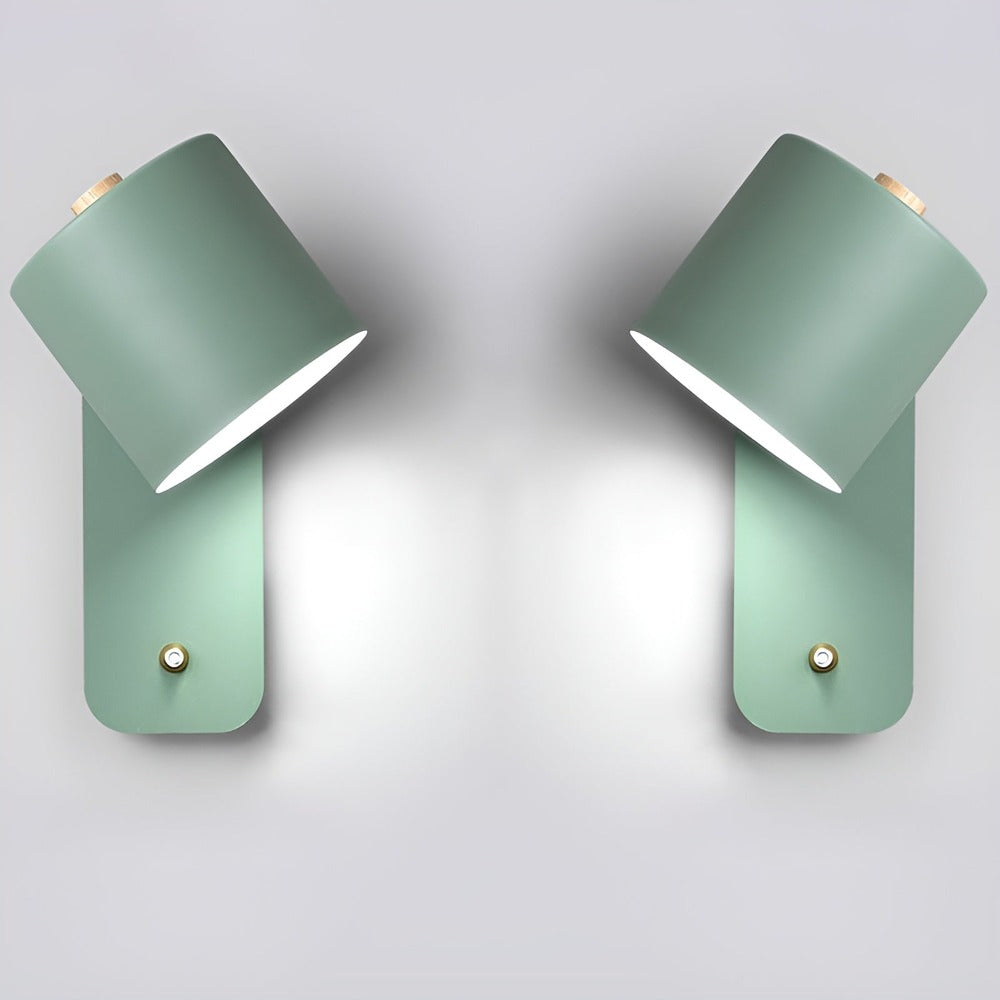 EasyPush WallLight - Roterbar LED-Lampa med Minicylinder