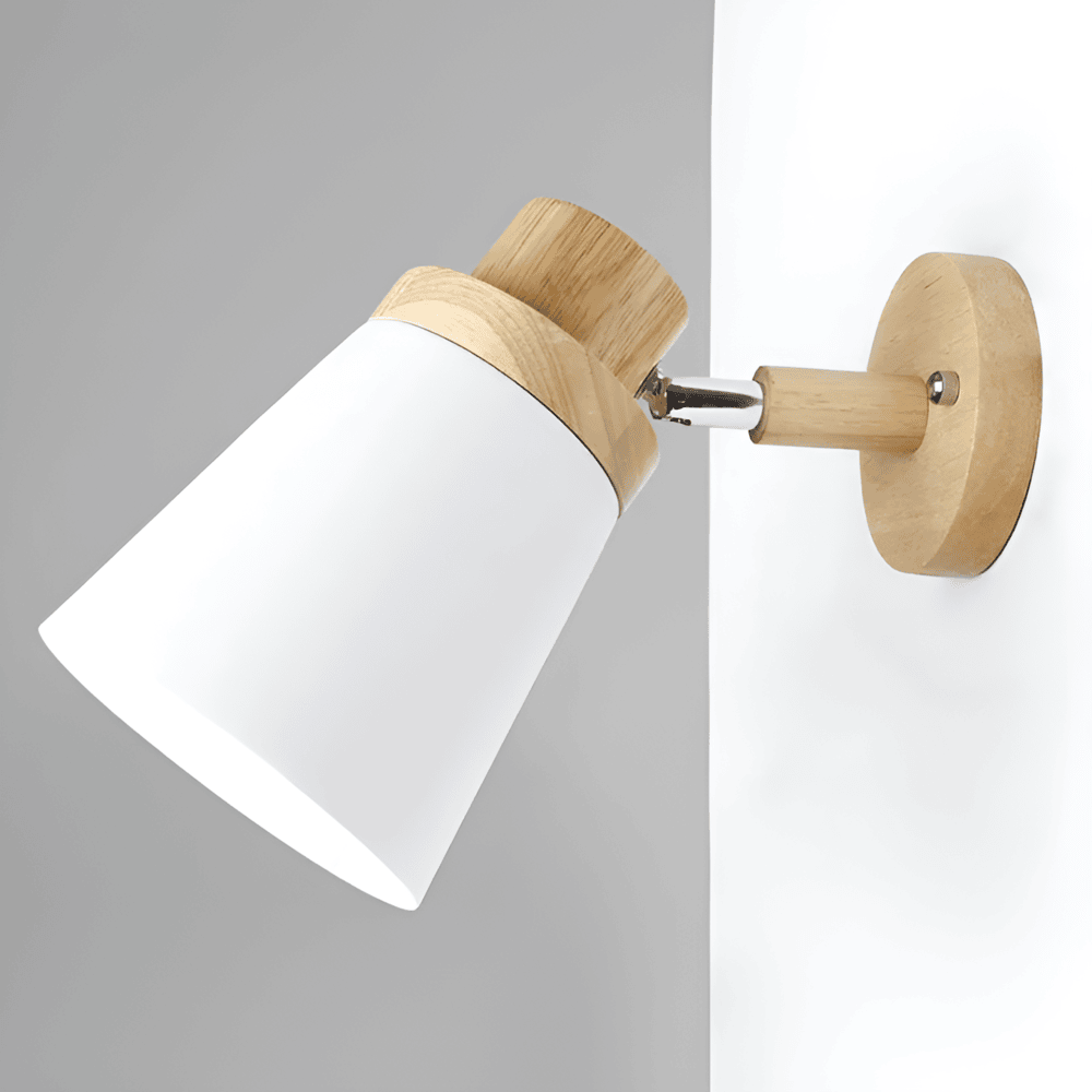 Eco-Chic Vägglampa - Energieffektiv Vägglampa Macaroon av Trä