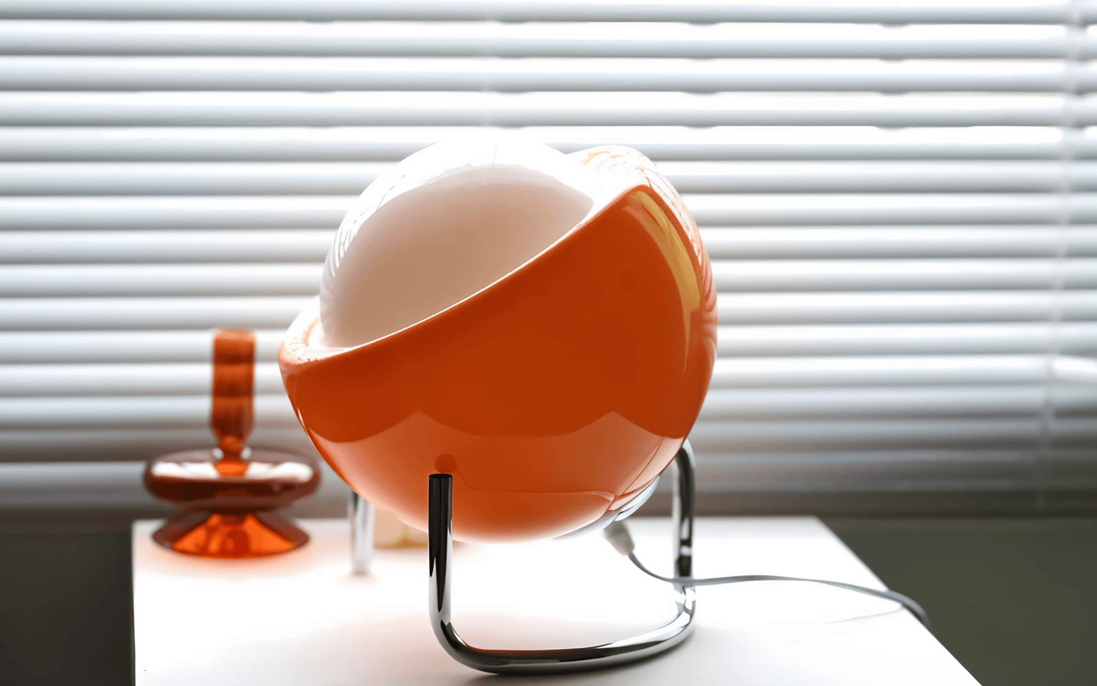 EyeArt Bordslampa - Bordslampa i Orange Glas