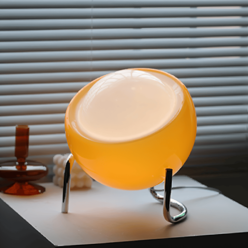 EyeArt Bordslampa - Bordslampa i Orange Glas