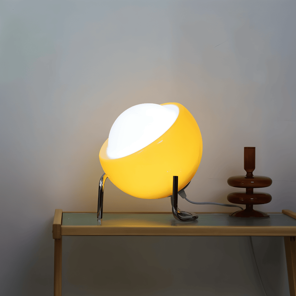 EyeArt Bordslampa - Bordslampa i Orange Glas
